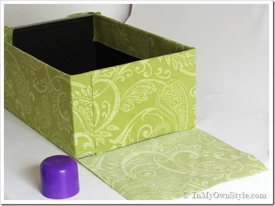 How to Make Fabric Covered Boxes