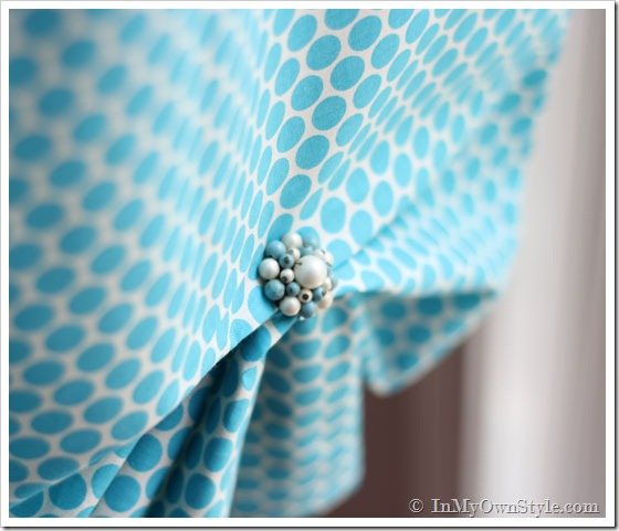 Easy no sew window shade