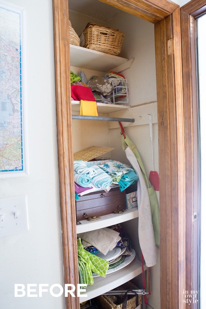 closet makeover before