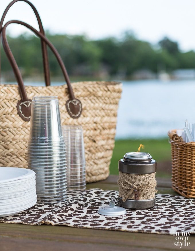 Fast outdoor party set up ideas