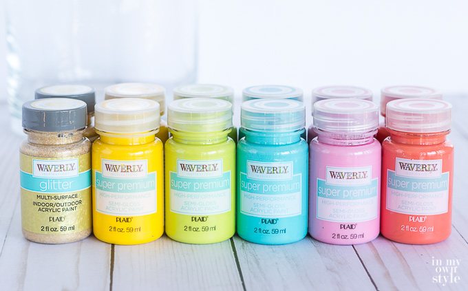 Easter Decorations to make using Waverly Inspirations paint
