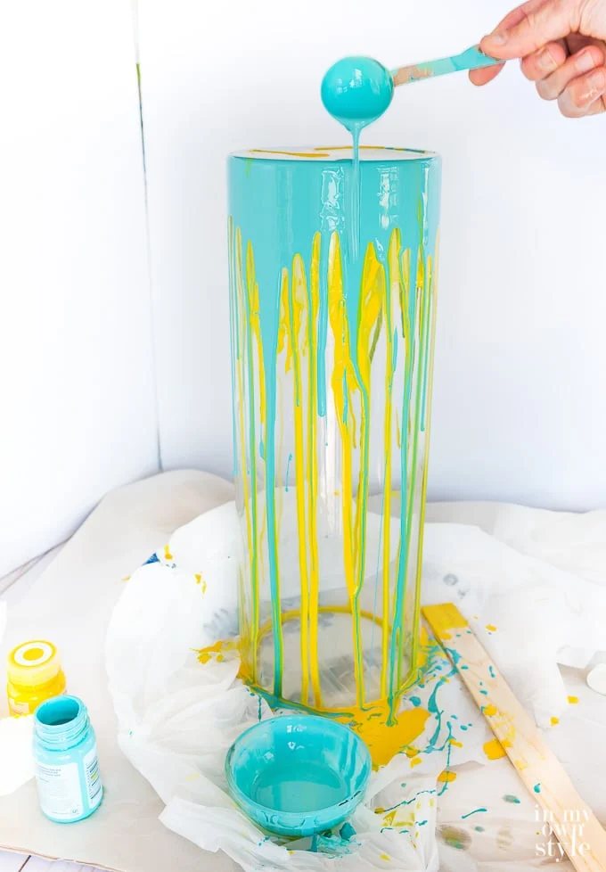 Tips for painting glass when using craft paint