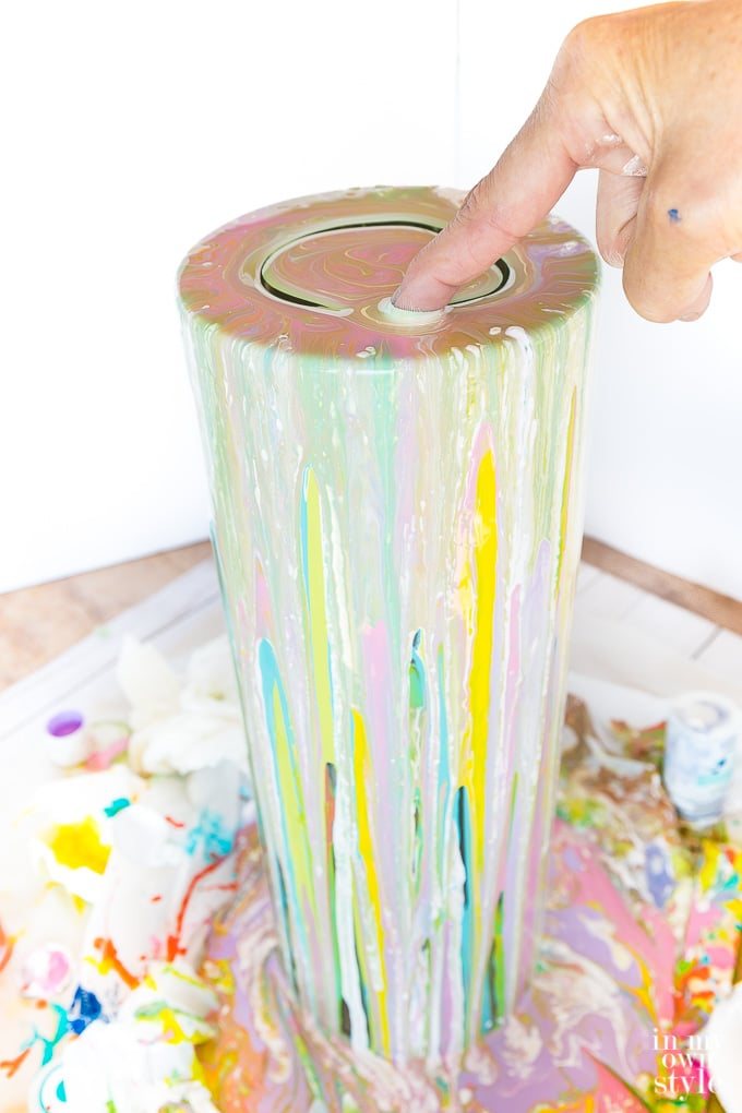 How to paint glass with craft paint