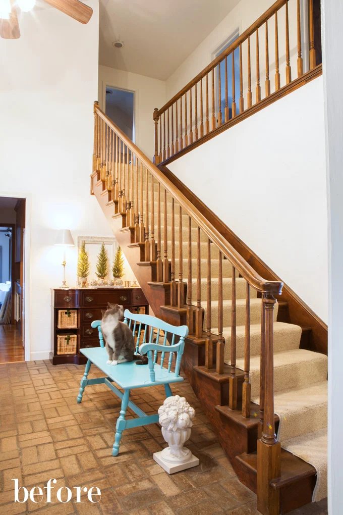 How to Paint Staircase Risers