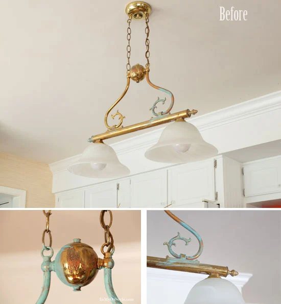 how-to-age-a-brass-light-fixture