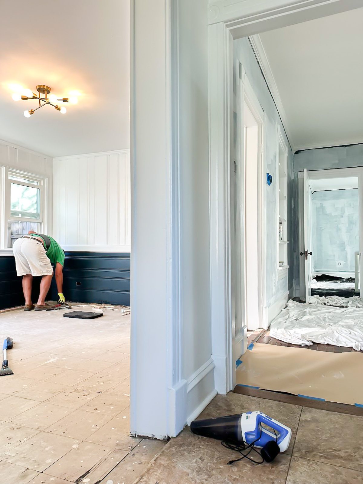 view of first floor of house from kitchen