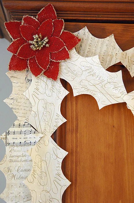 Paper-Holly-Garland-made-by-a-reader-of-In-My-Own-Style-blog