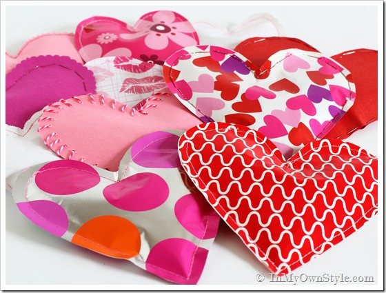 Paper Valentine Candy Filled Hearts To Make