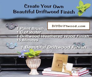 Driftwood finish