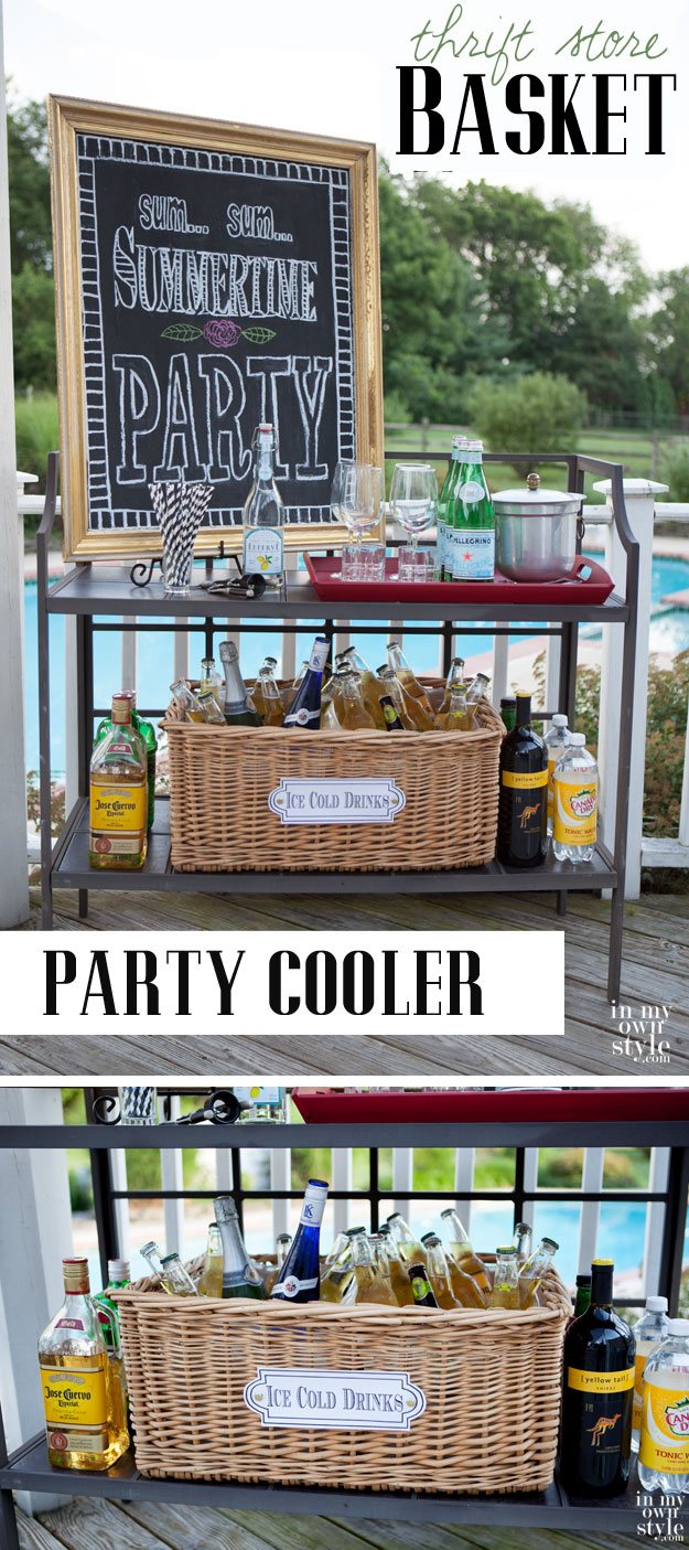 Make-a-basket-into-a-party-cooler