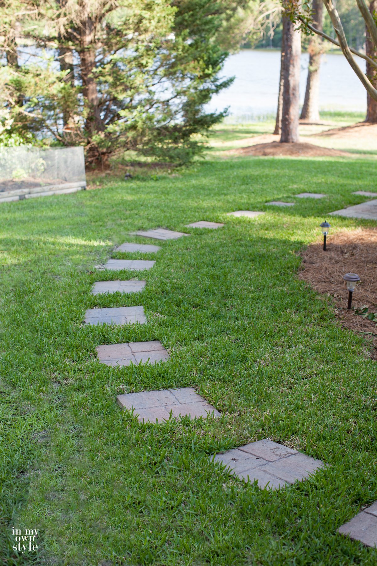Simple Paver Stone Walkway