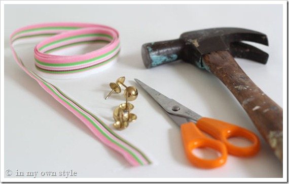 How to add nail head trim to furniture