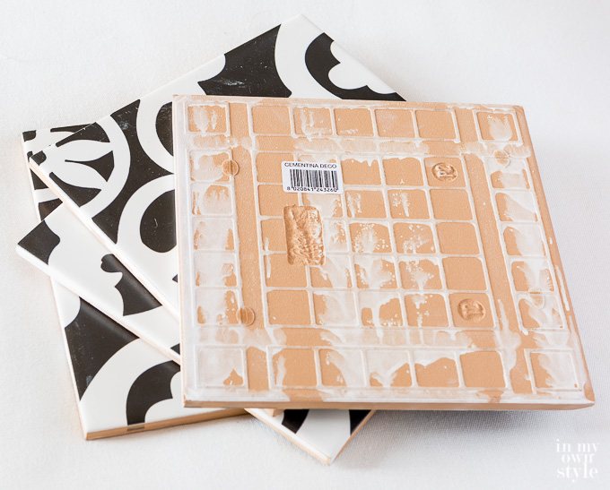 DELLA TORRE Cementina Black and White Ceramic Floor and Wall Tile