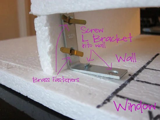 How to make a no sew window valance using foam insulation