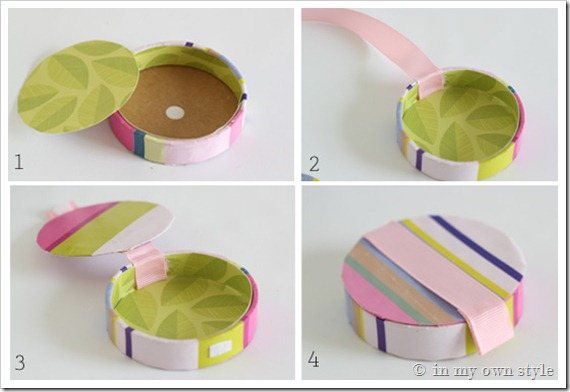 Recycling Ideas for empty ribbon spools