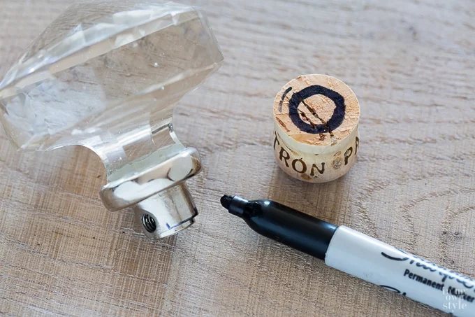 How to make a doorknob into a bottle stopper