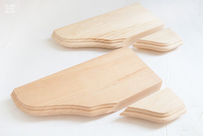 How to make decorative feet for a bathroom vanity cabinet