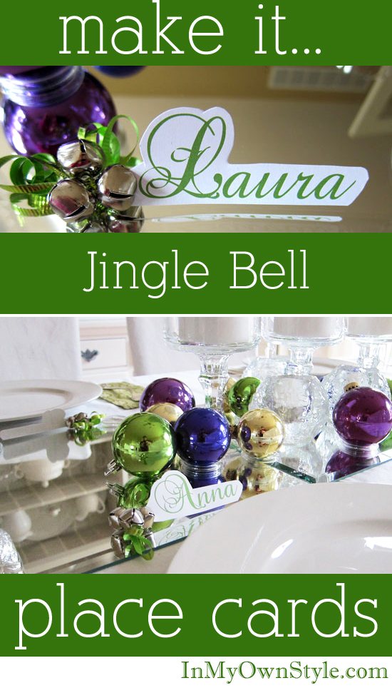 How to make Jingle Bell Place Cards