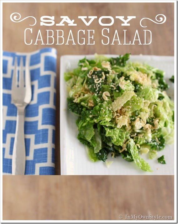 Savoy Cabbage Salad Recipe – A Crowd Pleaser