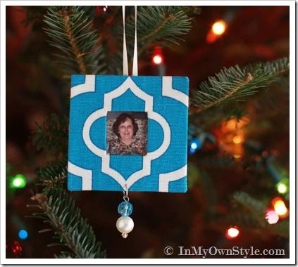 Scrap-Fabric-Photo-Christmas Ornament