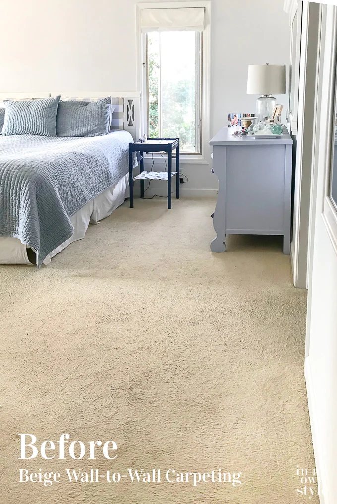 Goodbye Old Carpet, Hello New Laminate Wood Flooring