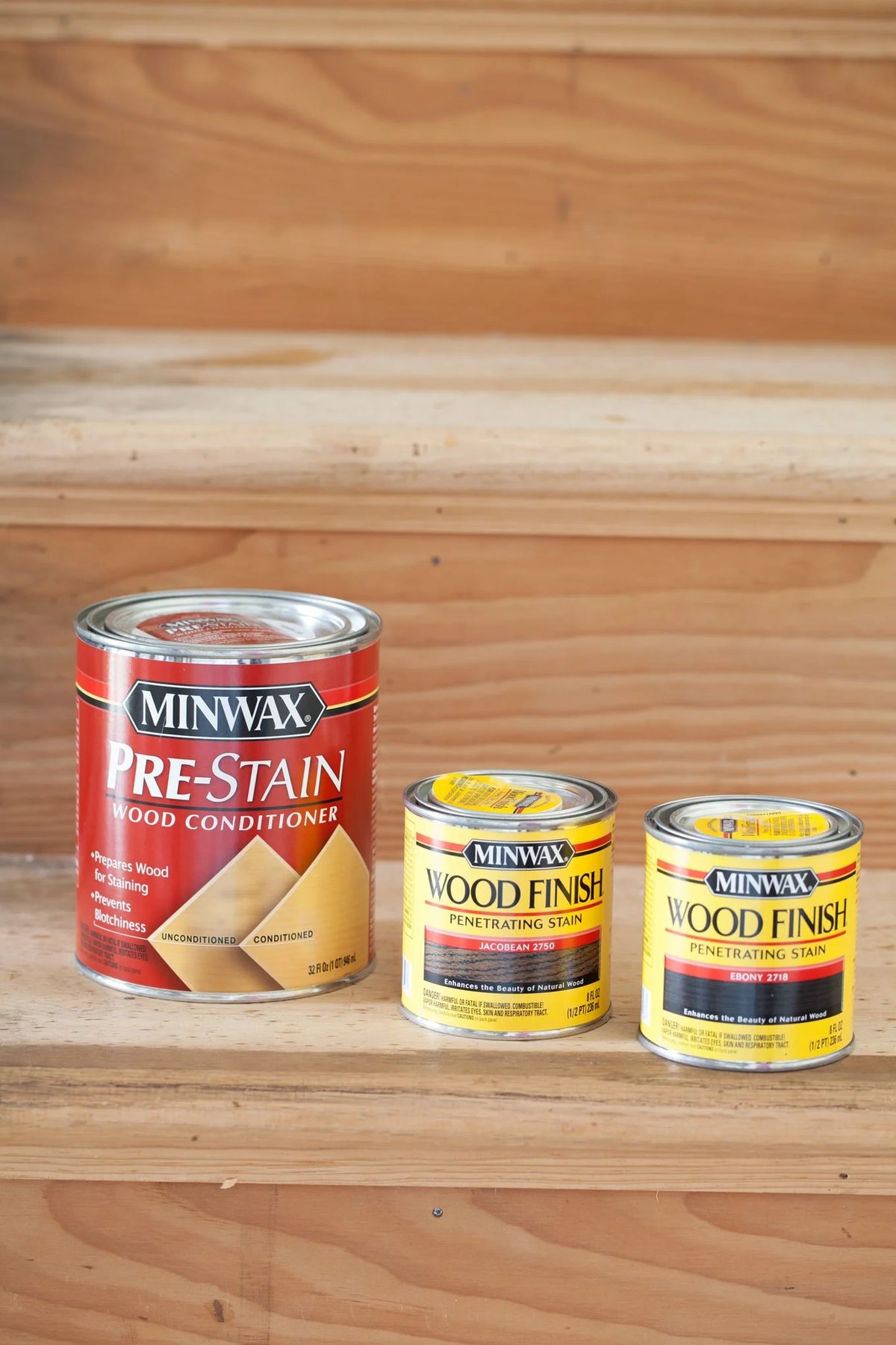 Best wood stain to use for staining steps in a staircase makeover