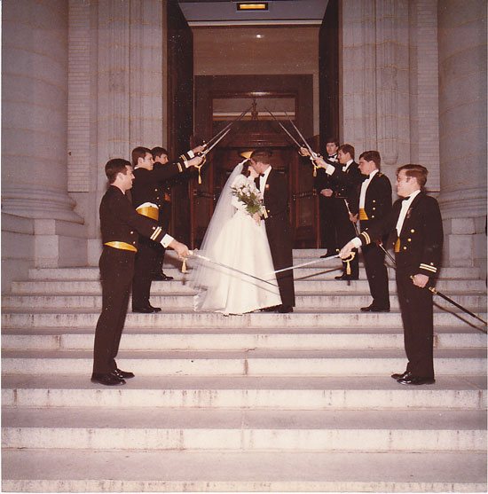 USNA Wedding & a gift of kindness