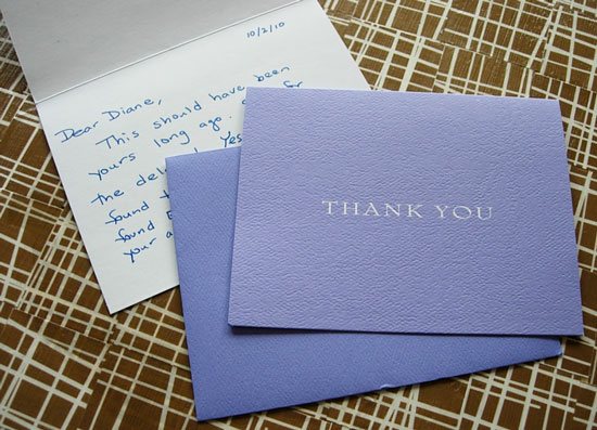 Thank you Letter