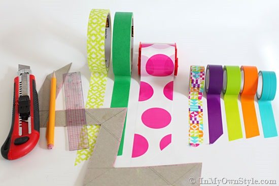 Scotch-Expressions-Tapes-and-Supplies-needed-to-make-a-chevron-pattern
