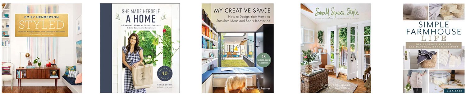Popular decorating books.