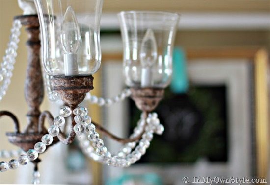 How to paint a chandelier