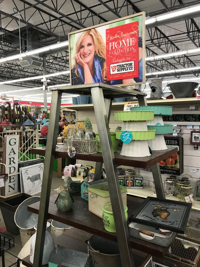 Trisha-Yearwood-Home-collection-display at-Tractor-Supply