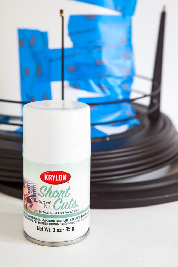 What spray paint to use for metal light fixtures
