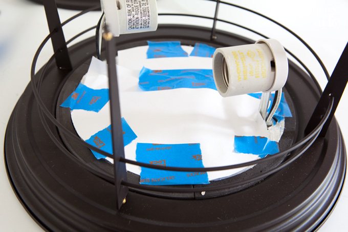 How to makeover a light fixture