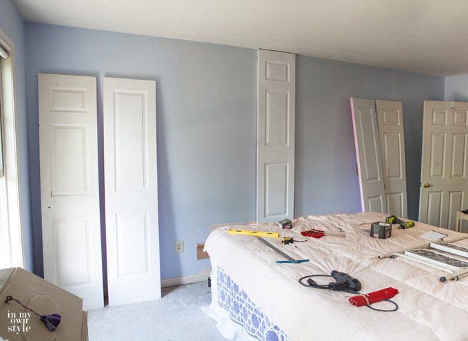 Repurposing-old-doors-into-bed-headboards