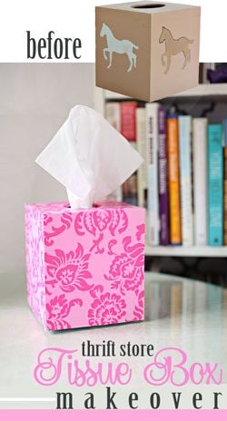 Thrift-Store-Makeover-Gift-wrapped-Tissue-box-cover
