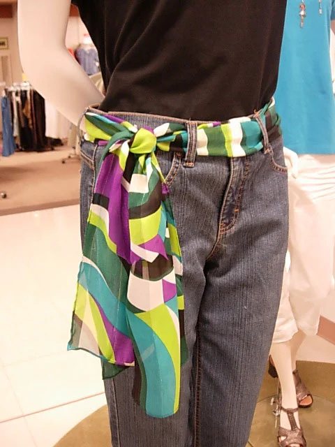 Scarf-as-a-belt