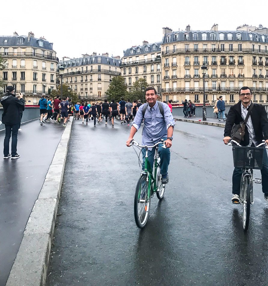 Bike Touring through Paris with All About Tours.