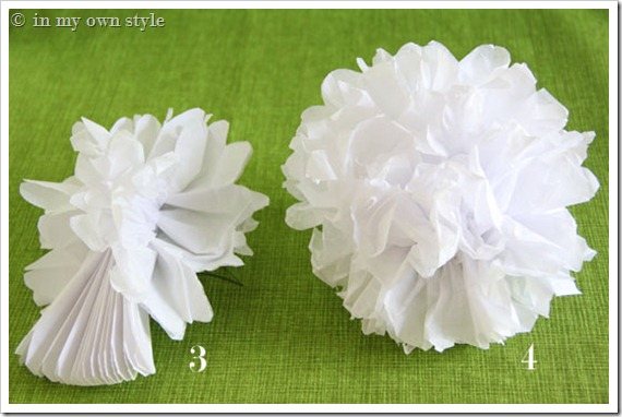 Paper flower tutorial