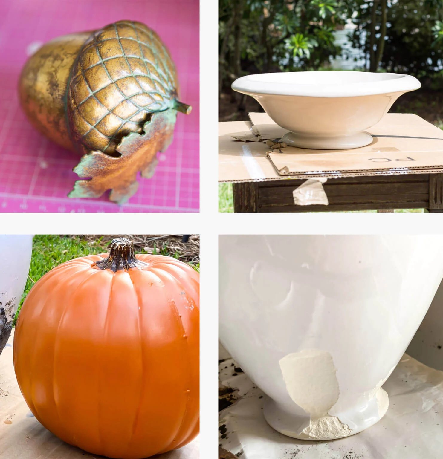 Decorative Items That Can Be Aged using Paints and Stucco Paste