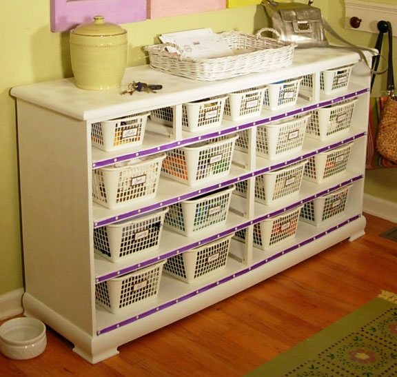 Trash to Treasure Decorating Before and After Furniture Makeover for Mudrooms