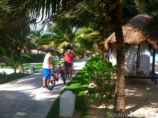 1 bikes on path in Mexico