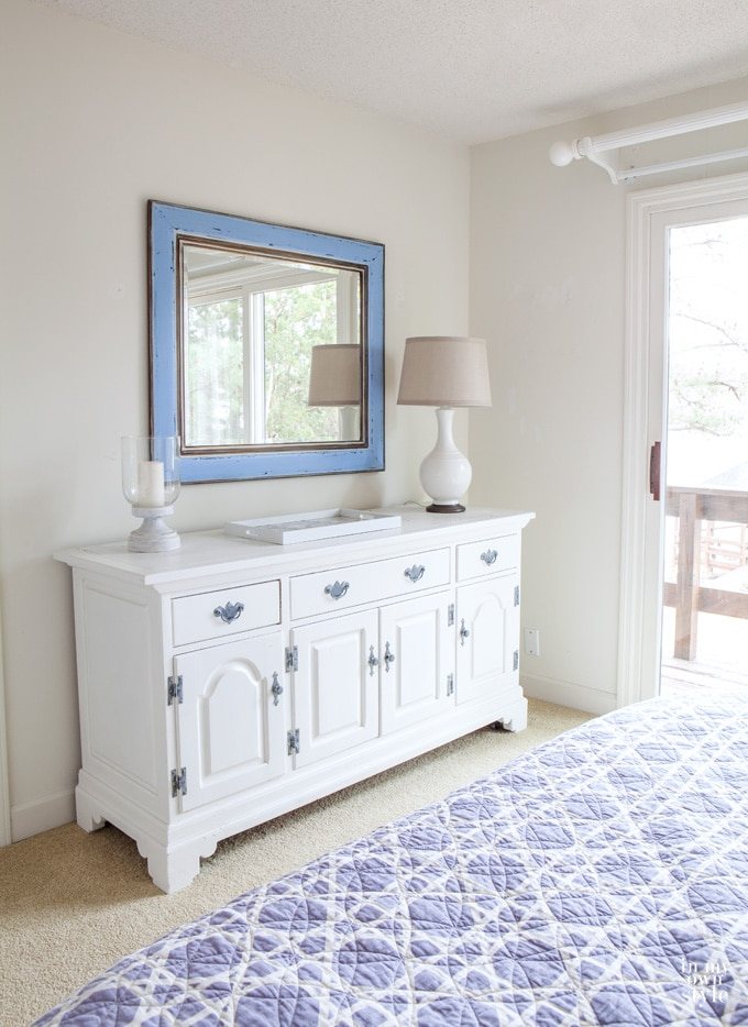 Colorful Dresser “Drawer” Makeover