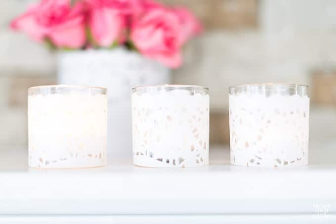 Decorative uses for paper doilies