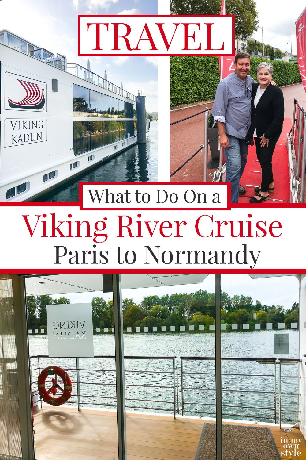 What to do when you go on a Viking River Cruise along the Seine from Paris to Normandy.