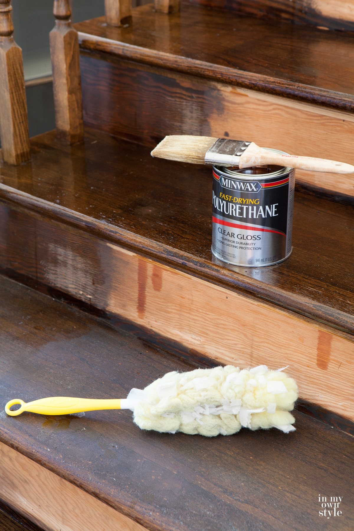 How to stain a staircase