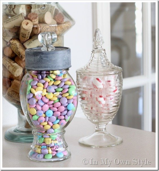 Glass canister decorating ideas