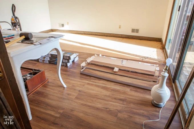 NuCore vinyl plank floor tutorial