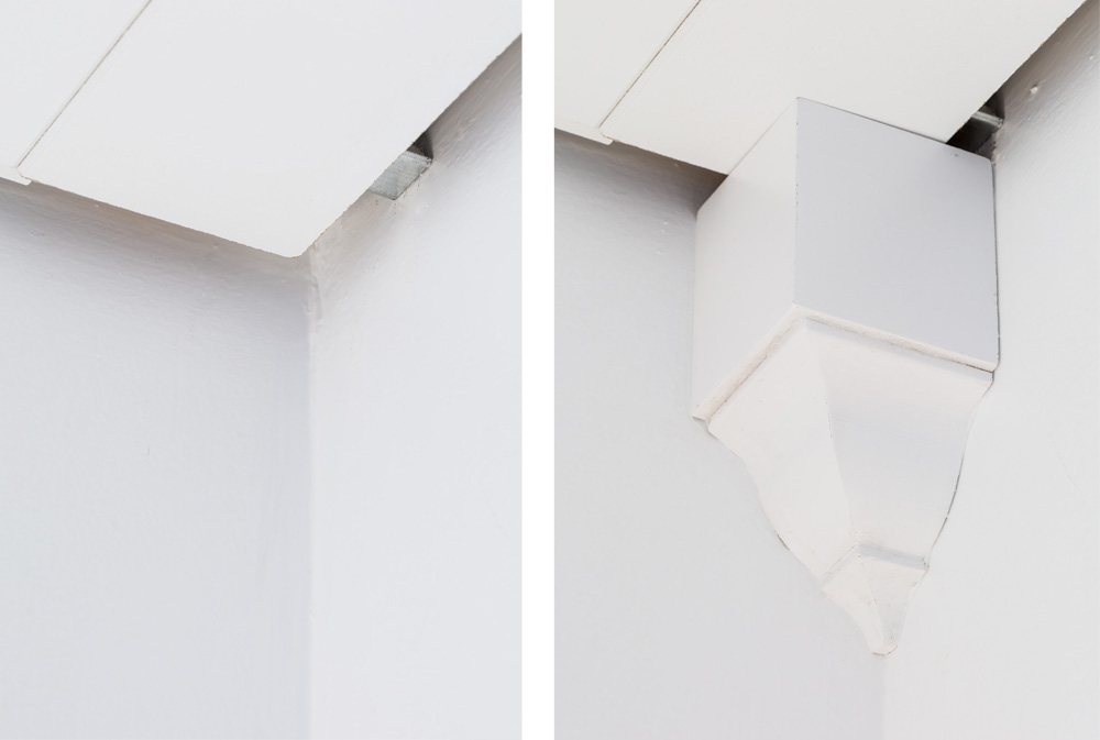 How to make No miter cut corners for crown molding
