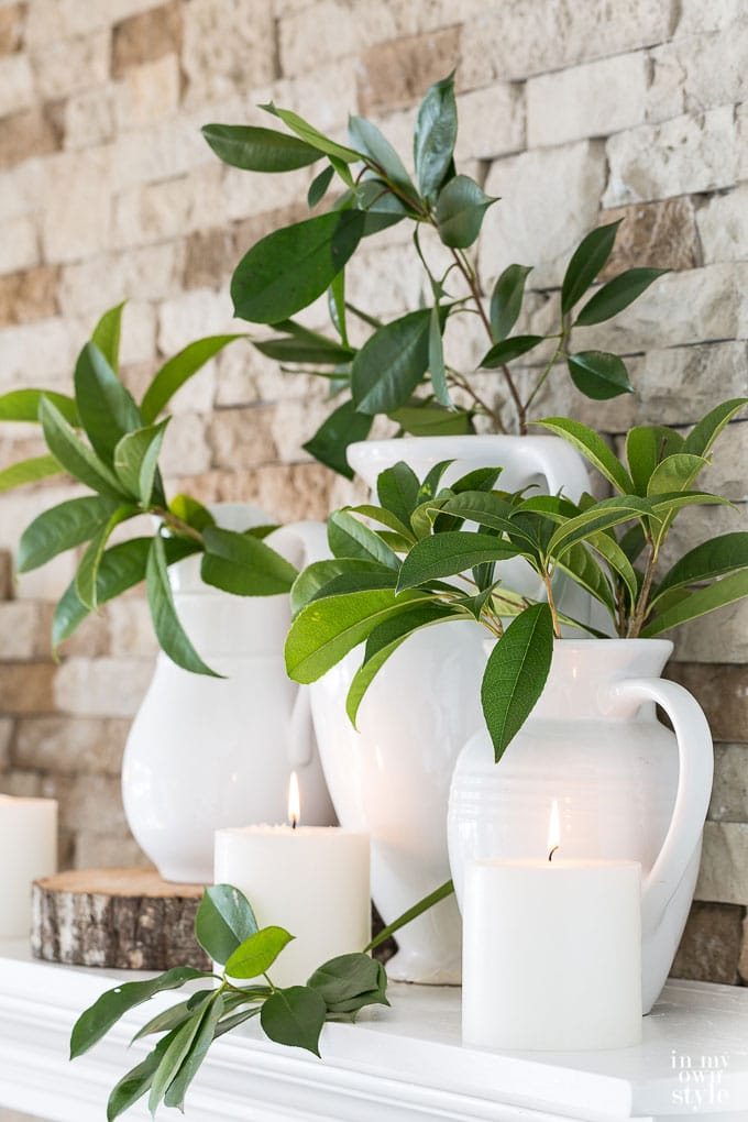 After Christmas Winter decorating ideas that are fast and easy. Budget friendly decor.